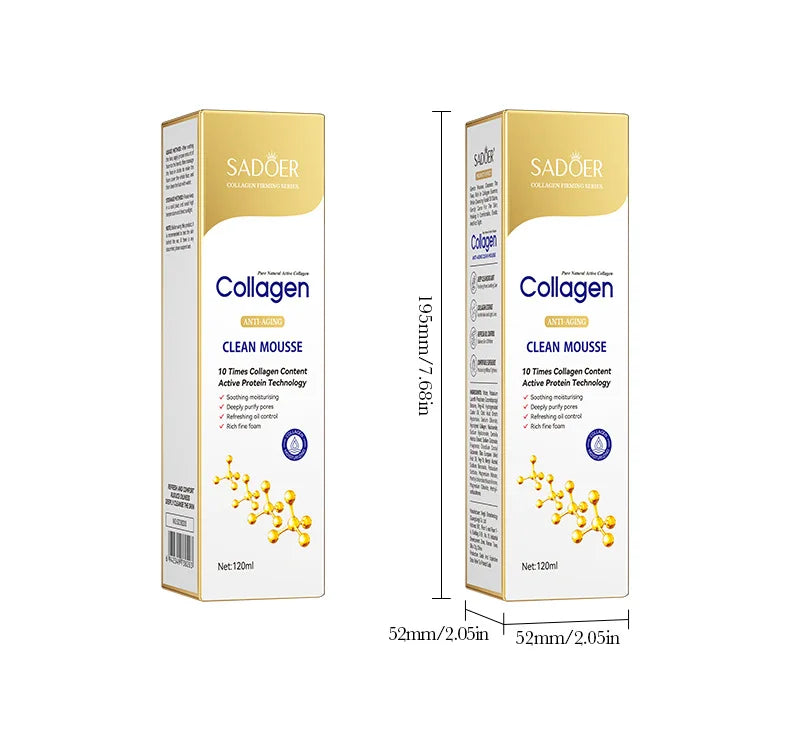 ✨ SADOER Collagen Facial Cleanser Mousse ✨
