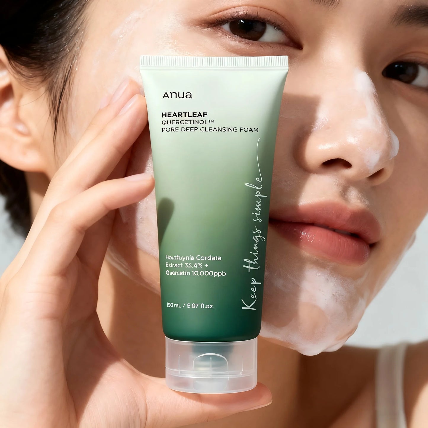 ANUA Heartleaf Cleansing Foam – Korean Original