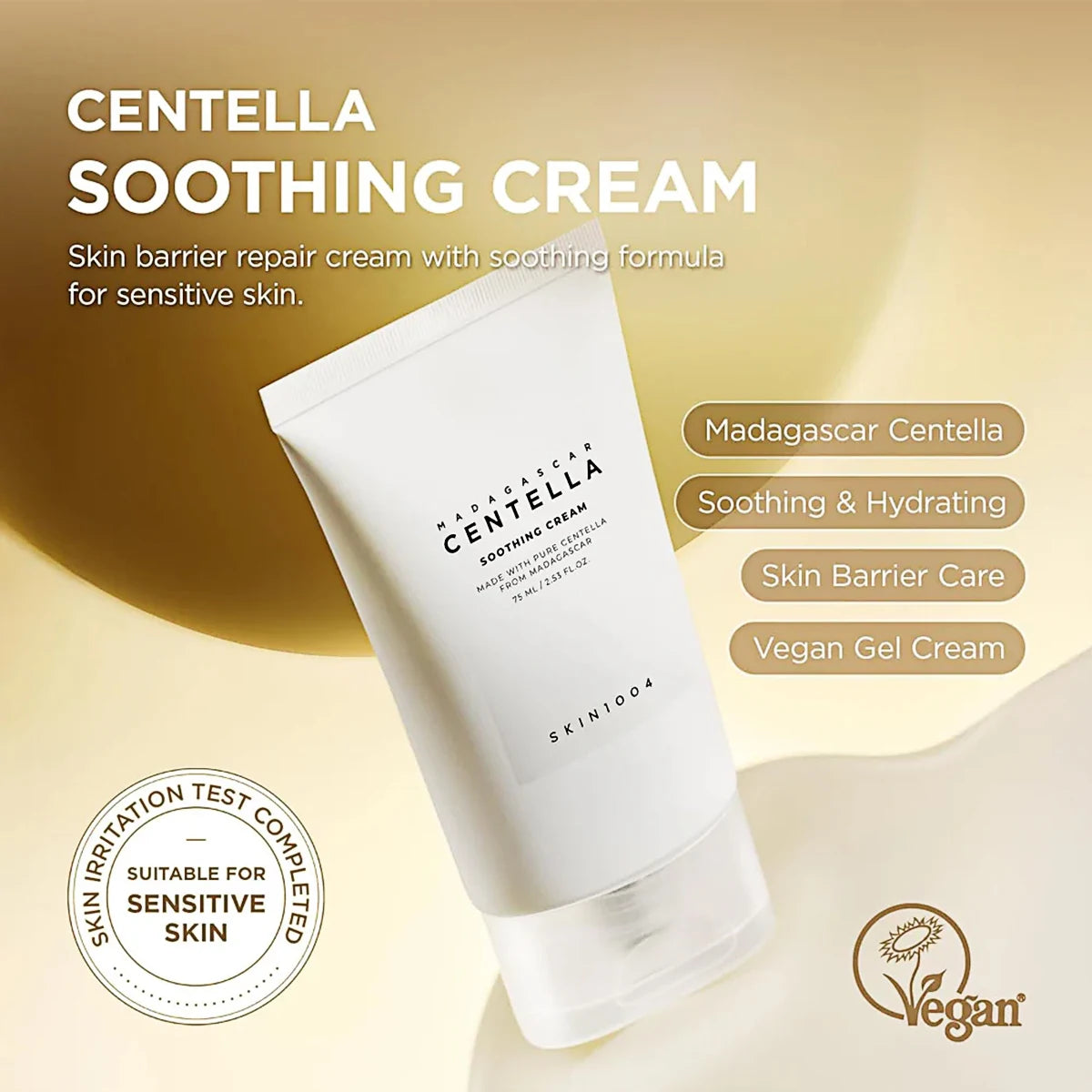 🌿 Madagascar Centella Soothing Cream – 2 x