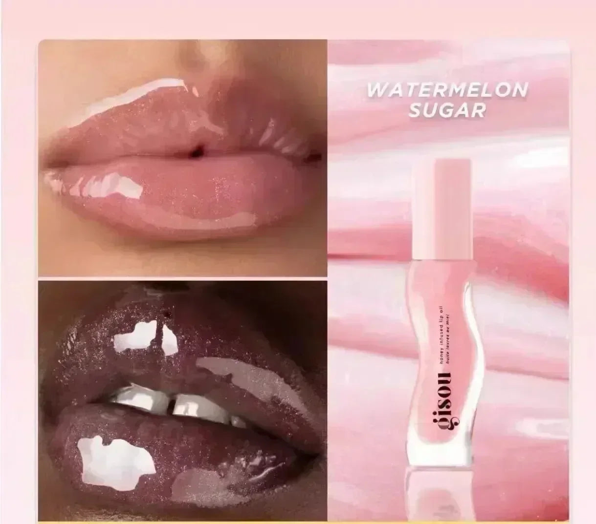 💄 Gisou Moisturizing Glazed Plum Lip Balm – Korean Lip Care