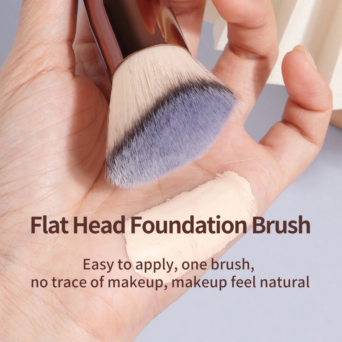 2pcs Foundation Makeup Brush Set