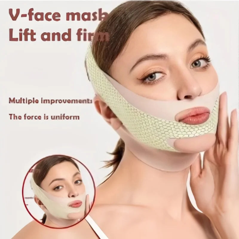 ✨ Face-Lift With Sleep – V Shaper Facial Slimming Band