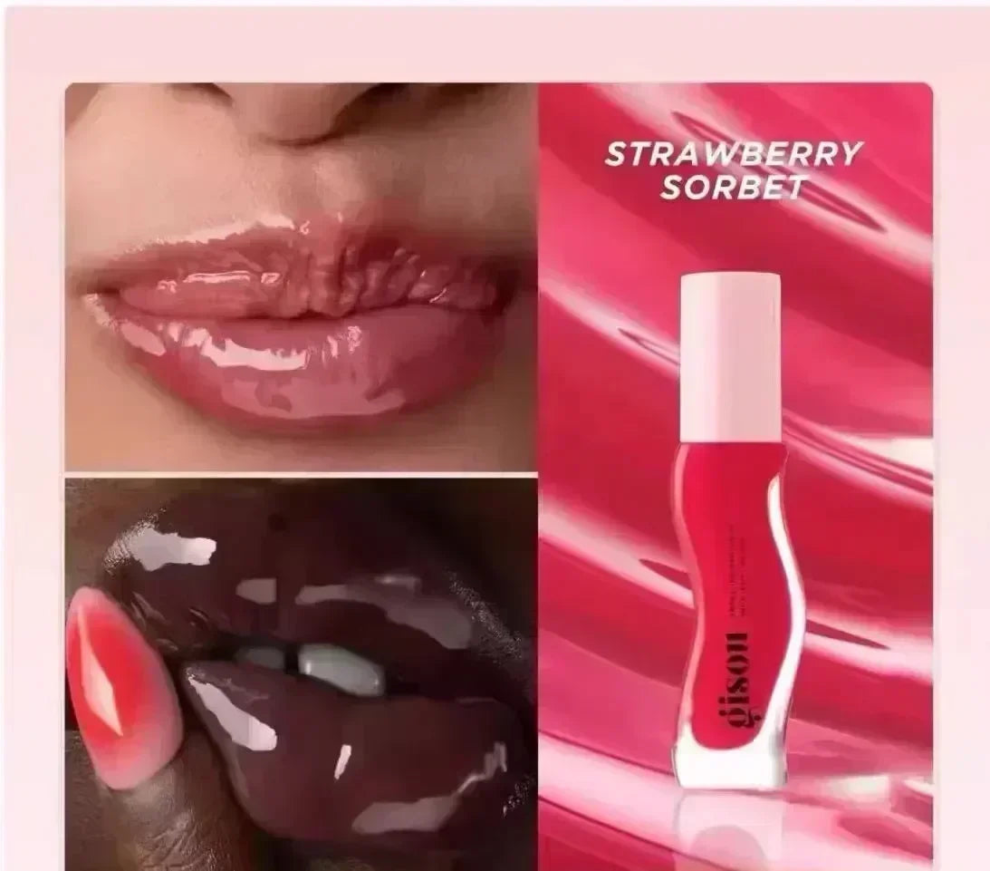 💄 Gisou Moisturizing Glazed Plum Lip Balm – Korean Lip Care