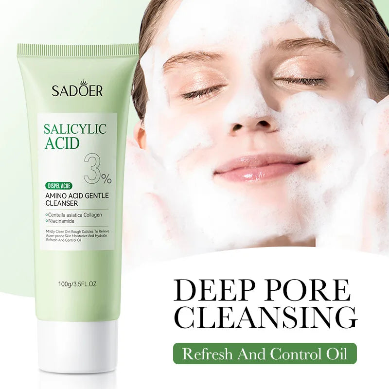 ✨ SADOER Salicylic Acid Facial Cleanser ✨