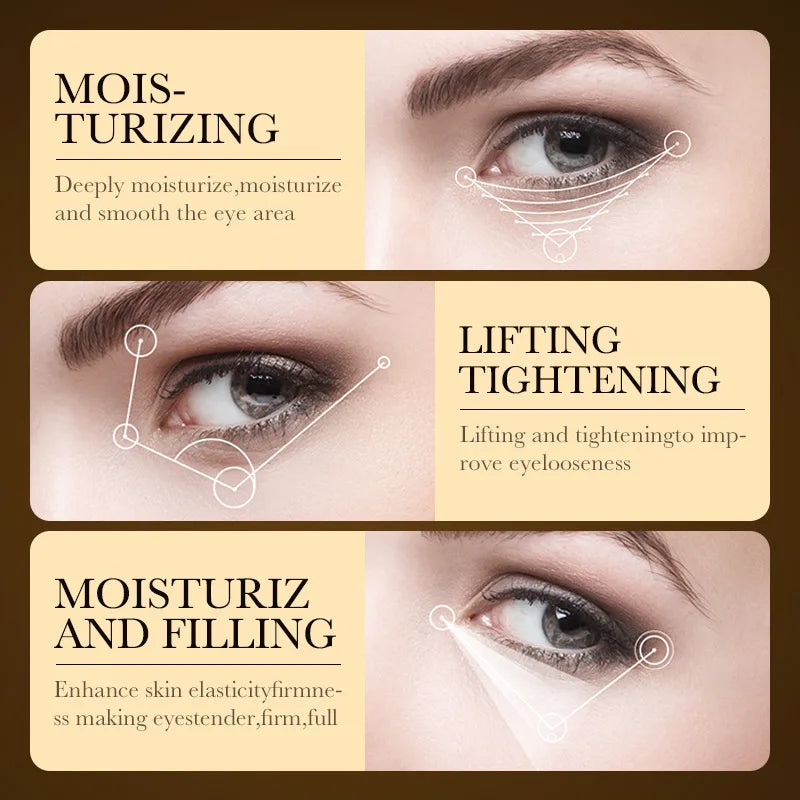✨ 24K Gold Hyaluronic Acid Eye Cream