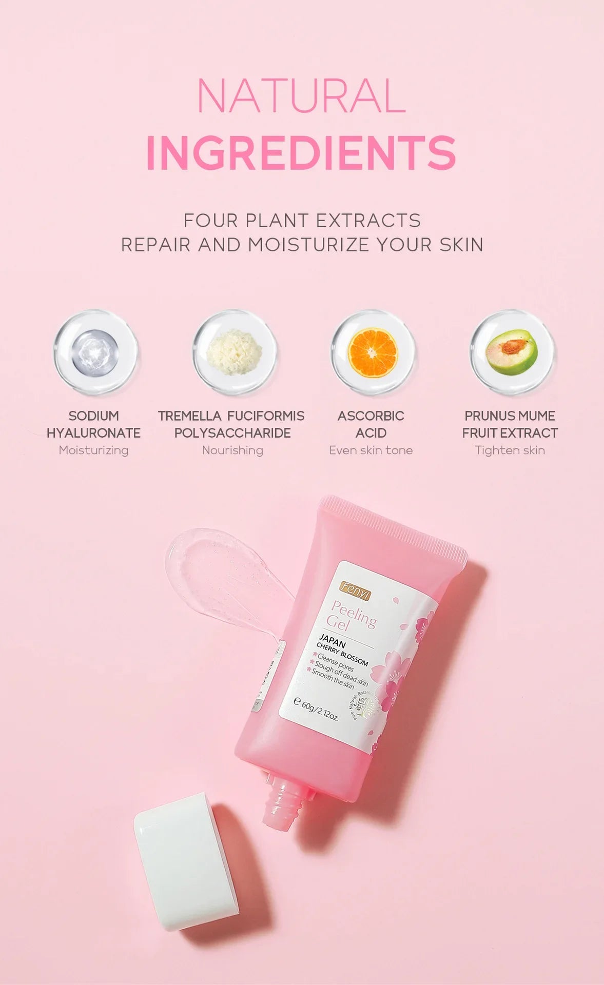 ✨ Sakura Deep Facial Cleansing & Exfoliating Gel  ✨