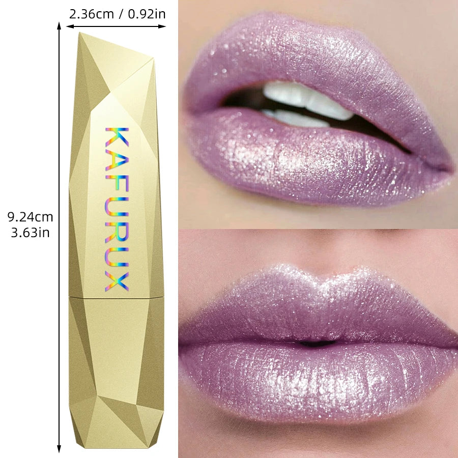1 Pc Glitter Shimmer Metallic Pearl Lip Tint