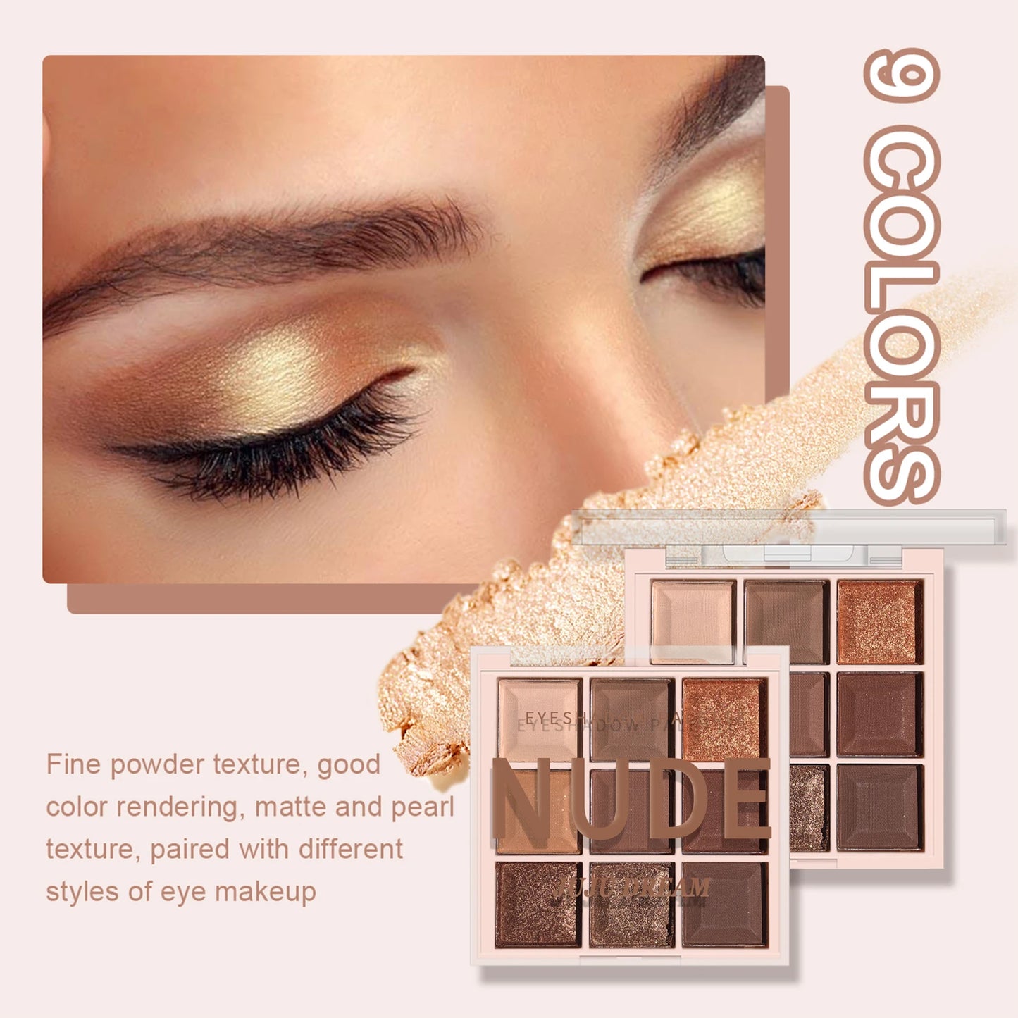 🪄 JUJU DREAM 9-Color Eyeshadow Palette