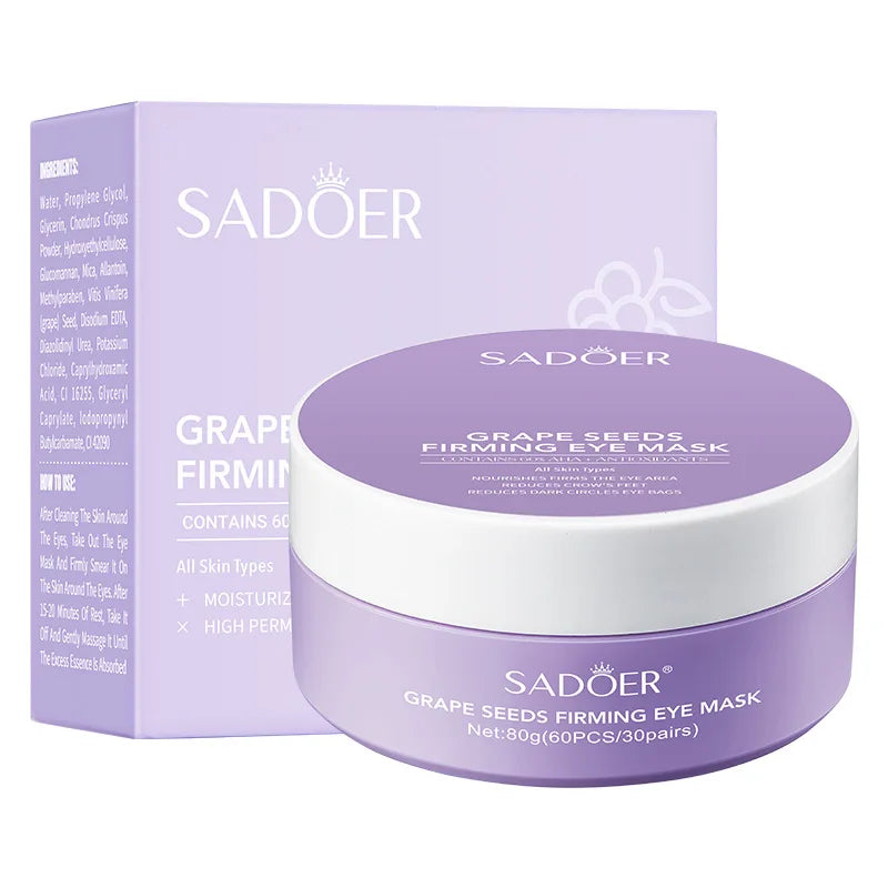 ✨ SADOER Grape Eye Mask – 60pcs ✨