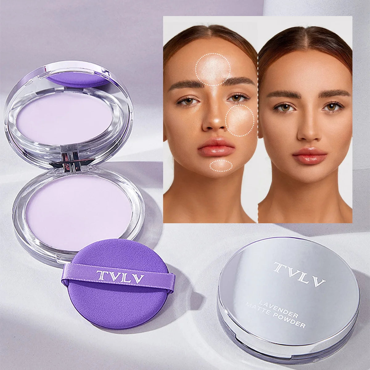 Violet Cream-to-Powder Contouring Powder