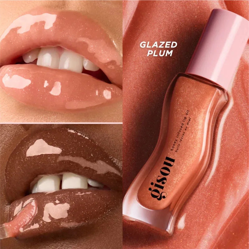 💄 Gisou Moisturizing Glazed Plum Lip Balm – Korean Lip Care