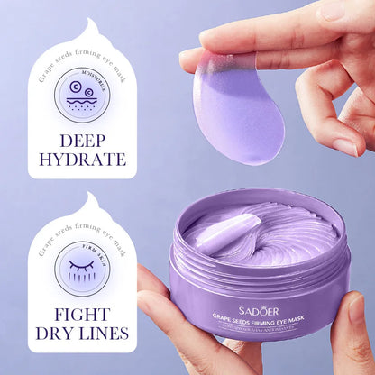 ✨ SADOER Grape Eye Mask – 60pcs ✨